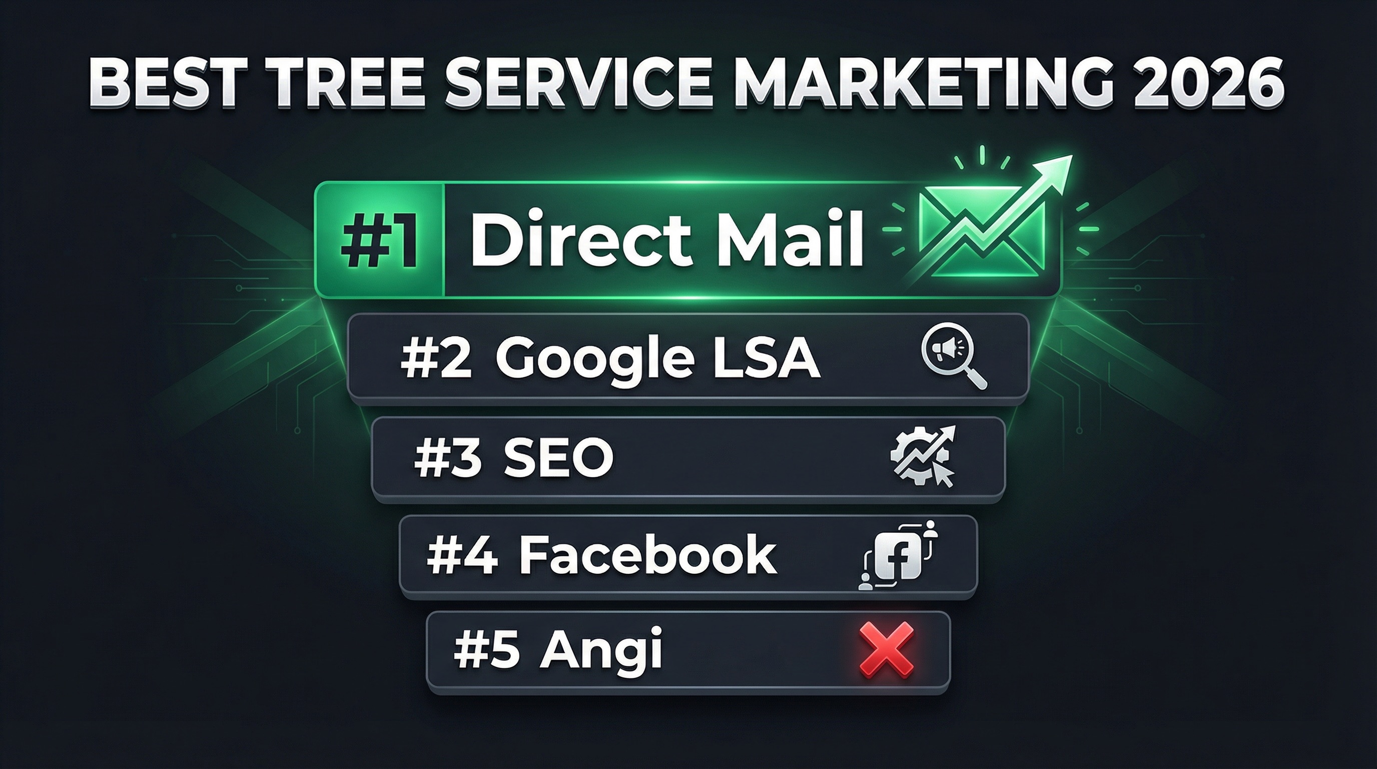 Best Marketing for Tree Service Companies in 2026: A Data-Driven Comparison