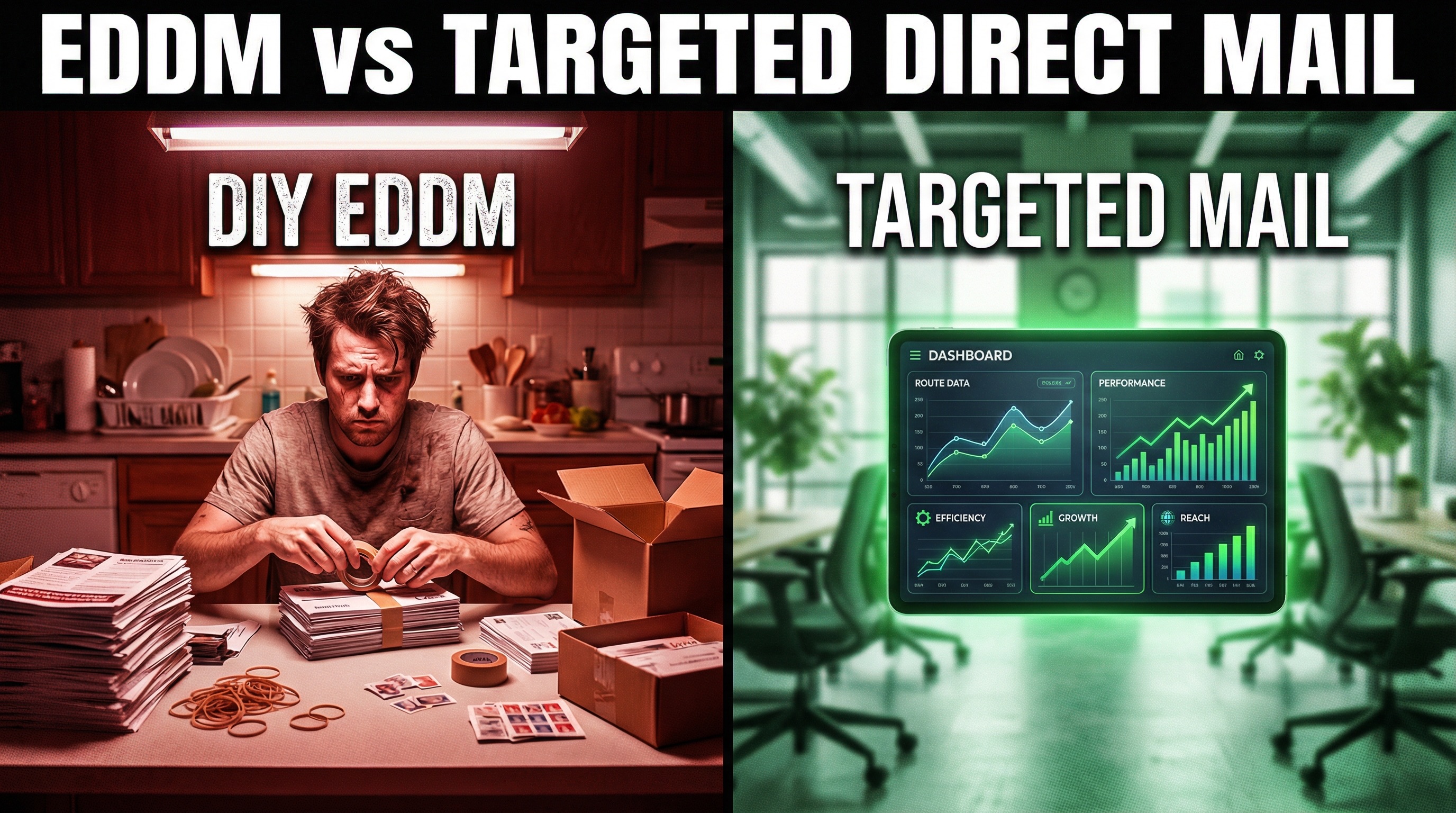 EDDM vs Targeted Direct Mail for Tree Services: What's the Difference?