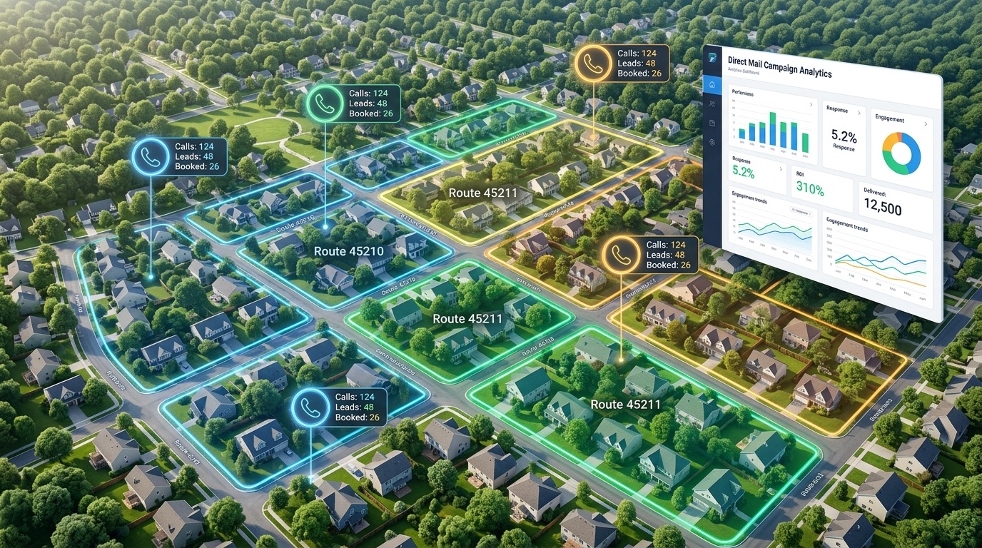 Why 75% of Your Direct Mail Calls Come From 50% of Your Routes (And What to Do About It)